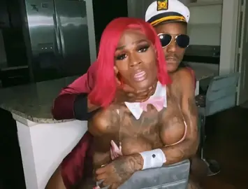 Private: Ebony shemale fucked by the captain