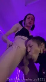 Private: Amateur Thai ladyboy face fuck her man