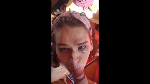 Private: Sissy slave gags on cock and gets facials in deepthroating compilation [10 min]