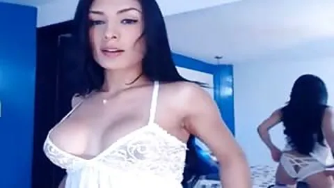 Beautiful Busty Shemale on Live Cam