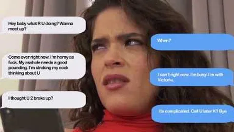 Sex Chatting with Trans Neighboors Turns Into Threesome